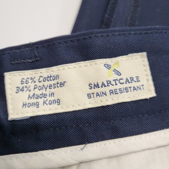 Vintage John Nordstrom Mens Pants 38 X 36 Chino Smartcare Stain Resist Pleated - Picture 5 of 16